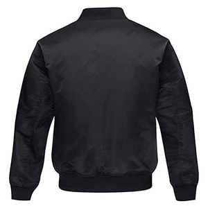 Chaqueta Bomber para Hombre de Alta Calidad, 100% Poliéster, Ligera, Calefactable, Transpirable, con Logotipo Personalizado, Cierre de Cremallera, Suministro OEM - Product Image 5