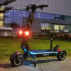 Trottinette électrique pliable 11 pouces avec contrôle par application, pour adulte, 72V 30Ah 40Ah, 120KM, frein à huile, suspension à ressorts de type C, trottinette électrique rapide - Product Image 4