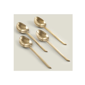 Cuchara de Postre de Latón Hecha a Mano para Hotel y Restaurante a Precio Razonable, Cubertería al por Mayor para Cocina y Hogar - Product Image 1