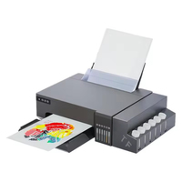 A3 A4 DTF Imprimante numérique DIY T-shirt Impression de logo Film PET Machine de transfert de chaleur 1390 L1800 avec encre blanche automatique
