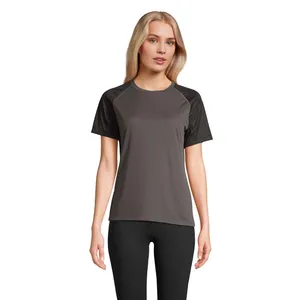 T-Shirt Raglan Sostenibile da Donna per Uso Promozionale - Product Image 3