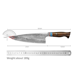 Couteau de chef Damas fait à la main Couteau de chef de cuisine Damas de qualité supérieure personnalisé en gros OEM ODM - Product Image 2