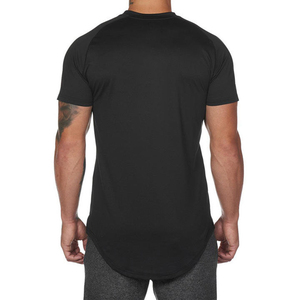 Vente en gros sportif écologique imprimé bambou Compression Gym Wear T-shirts pour hommes en polyester/coton T-shirt à la mode - Product Image 2