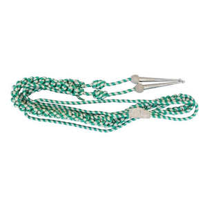 Aiguillette de cérémonie personnalisée en fil de bullion/métallique/soie, couleurs personnalisées, logo personnalisé, taille personnalisée, sans sangle, uniforme d'épaule - Product Image 1