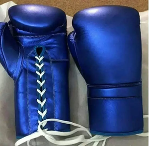 Gants de boxe MMA en cuir sur mesure de haute qualité pour l'entraînement au combat à lacets - Product Image 6