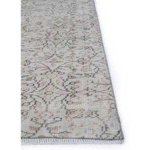 พรมขนสัตว์ลายดอกไม้สไตล์วินเทจ สีเบจและสีน้ำตาล ถักด้วยมือ สำหรับบ้าน ห้องนั่งเล่น ทางเดิน ห้องโถง หรือห้องนอน-Pae-1557 - Product Image 4