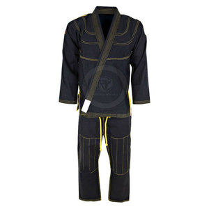 Costumes de Jiu Jitsu de couleur vierge unie pour hommes solides avec logo personnalisé costumes de Jiu Jitsu - Product Image 5