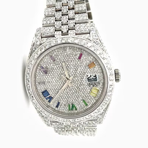 high quality moissanite <b>watch</b> bussdown <b>watches</b> automatic movement stainless steel material designer <b>wrist</b> <b>watches</b> for women - Product Image 3