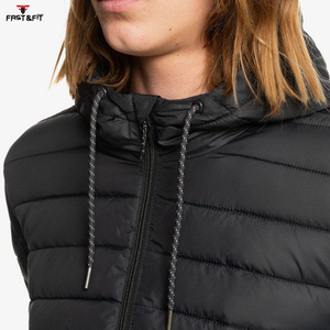 Veste matelassée de haute qualité en tissu canvas imperméable et respirant, à capuche, col montant, fabriquée au Pakistan, vente en gros - Product Image 5