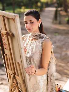 La última colección Formal de mujer, trajes de césped de verano, ropa Formal paquistaní Salwar Kameez Desi, trajes paquistaníes Farshi Salwar - Product Image 2