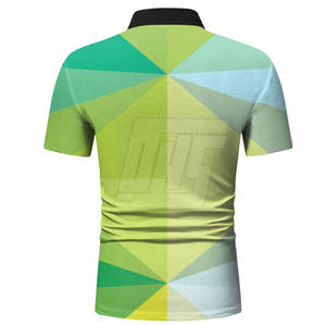 Chemises polo en sublimation 2025 pour hommes, logo personnalisé, design de sublimation complète, chemises polo en sublimation à vendre - Product Image 2