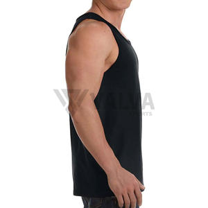 Valva Sports Slim Fit Sport Tank Tops Poliéster/Algodón Todas las estaciones Tejido de punto transpirable de secado rápido Ropa informal para gimnasio - Product Image 2