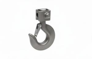 Crochet de sécurité pivotant (également appelé crochet de levage pivotant avec loquet de sécurité ou crochet de grue avec pivot) - Product Image 2