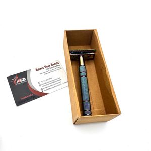 Rasoirs de sécurité arc-en-ciel multi-titane pour hommes Rasoir à double tranchant en acier inoxydable à lame interchangeable personnalisé et robuste - Product Image 6