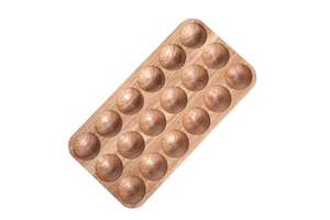 Porte-oeufs en bois de chêne fait main de qualité supérieure offrant force beauté et élégance pour les solutions de rangement de cuisine de tous les jours - Product Image 4