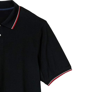 Vente en gros de polo pour hommes chemise en piqué de coton respirant à manches courtes de haute qualité, style d'affaires, chemise multicolore, broderie de logo - Product Image 2