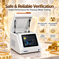 Testeur d'or XRF pour la pureté des bijoux, analyse non destructive des métaux précieux avec système à écran tactile