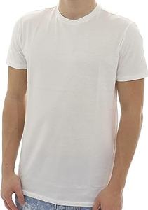 Camiseta Pima de algodón de manga corta con cuello redondo para hombre, novedad de 2023, venta al por mayor disponible en Bangladesh - Product Image 2