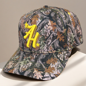 Tùy Chỉnh Biểu Tượng Bông 3D Thêu Nâu Đen Trung Vương Miện Thể Thao Bóng Chày Hat Thiết Kế Mũ Cho Người Đàn Ông 5 Bảng Điều Chỉnh Một Khung Mũ Bóng Chày - Product Image 5