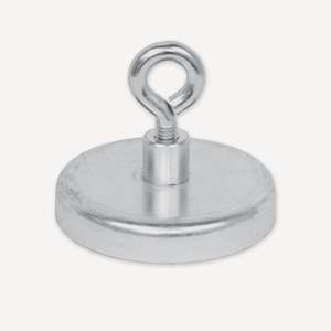 Gripper piatto in ferrite Ø57x10,5mm con occhiello - Product Image 1