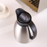 Botella de agua de acero inoxidable 201, termo de gran capacidad de 2L, para el hogar, oficina, hotel, té, hervidor de agua al vacío
