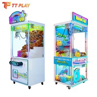 Machine à griffes commerciale pour centre de divertissement, avec lumières LED, pour attraper les jouets en peluche