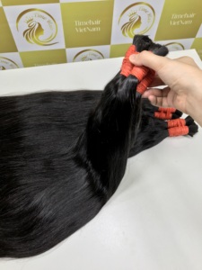 Extensiones de Cabello Vietnamita Virgen Remy de Alta Calidad con Doble Trama Cosida a Máquina, Naturales, Lisas y Sin Procesar, al por Mayor - Product Image 2