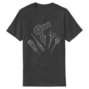 Camiseta de hombre con pedrería, precio mayorista, último estilo, superventas, antiarrugas, la mejor calidad, camiseta con pedrería totalmente personalizable - Product Image 1