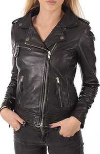 <b>New</b> Arrival Women's Genuine Sheep <b>Skin</b> Leather Varsity Jacket Fashionable Customized Low Price Available - Product Image 3