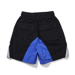 2025 Shorts d'été en nylon personnalisés pour hommes respirants Double couche avec cordon de serrage lambrissé motif solide entraînement Style décontracté - Product Image 3