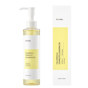 คลีนเซอร์หน้าแบบน้ำมัน IUNIK Calendula Complete Cleansing Oil 200 มล. สำหรับล้างเครื่องสำอาง ขจัดสิวเสี้ยนอย่างอ่อนโยน - Product Image 4
