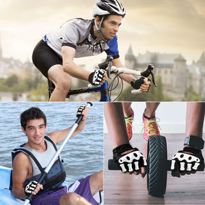 Gants de cyclisme de course respirants de haute qualité pour adultes Gants demi-doigts de protection d'escalade d'hiver - Product Image 5