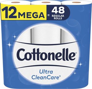 Cottonelle Ultra CleanCare <b>Toilet</b> Paper, Strong Bath <b>Tissue</b>, Septic-Safe, 12 Double Rolls - Product Image 5