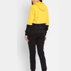 ชุดวอร์ม2ชิ้นแบบลำลองของผู้หญิงชุดวอร์ม2ชิ้นพร้อมเชือกรูดแขนยาว - Product Image 5
