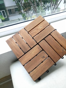 Azulejos de cubierta de Acacia de alta calidad, suelos de PVC de madera para interiores contemporáneos, broches extraíbles de enclavamiento impermeables, clic en exteriores - Product Image 4