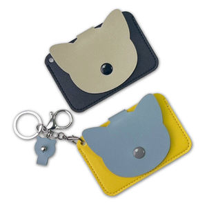 Porte-cartes en cuir PU de haute qualité en gros avec cordon - Product Image 3