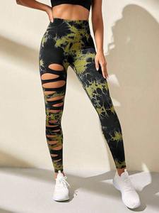 Leggings de Cintura Alta para Mujer, Pantalones de Yoga con Control de Abdomen para Entrenamiento, Correr, Leggings Deportivos para Mujer, Talla Grande - Product Image 5