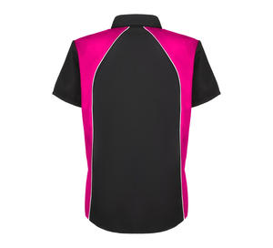 Camisas de trabajo de manga corta para mujer con logotipo personalizado Blusa de oficina de negocios corporativos Fabricante de bordado de impresión - Product Image 5