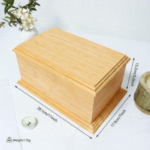 Boîte à cendres commémorative en bambou Boîte à mouchoirs en bambou faite à la main Décoration de maison et de table naturelle écologique Vente en gros du Vietnam - Product Image 2