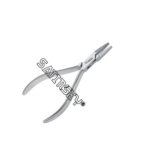 Alicates de punta plana, Instrumentos dentales de 14 CM, instrumentos de acero inoxidable fabricados con AISI 420 de buena reputación - Product Image 2