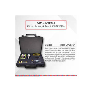 ชุดตรวจจับรอยรั่วสารทำความเย็นแอร์รถยนต์ 12V ระดับมืออาชีพ พร้อมอุปกรณ์ซ่อมรถยนต์ เหมาะสำหรับรถยนต์ไฟฟ้าด้วย - Product Image 4