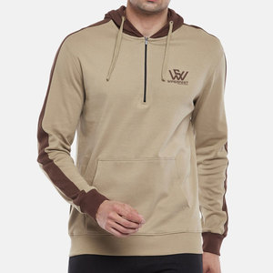 Sudaderas con capucha con cremallera corta básicas de alta calidad, ropa de calle transpirable a la moda, sudaderas para hombres - Product Image 1