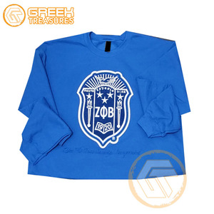 Sudadera de Algodón Personalizada al por Mayor para Mujer, Cuello Redondo, Corte Regular, de la Hermandad Zeta Phi Beta, GREEK TREASURES - Product Image 2
