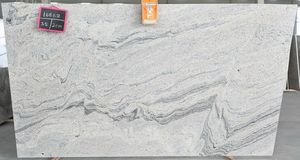 แผ่นหินแกรนิตขัดเงาสไตล์แฟนตาซีสีงาช้างทนทานสำหรับห้องครัวห้องน้ำภายนอกโรงแรมบันไดรับประทานอาหารห้องนั่งเล่น - Product Image 4