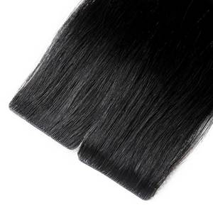 Extensions de cheveux naturels ondulés de 8 pouces, 100% Remy Cambodgiens, qualité 12A, noir de jais - Product Image 1