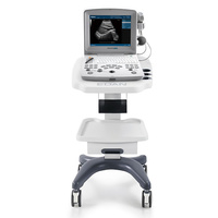 Sistema de Ultrasonido Portátil Veterinario en Blanco y Negro Edan DUS60 VET para Clínicas Veterinarias e Imágenes de Diagnóstico