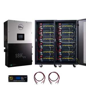 ชุดระบบอินเวอร์เตอร์ไฮบริด EG4 18KPV - [20.48 กิโลวัตต์ชั่วโมง - 61.44 กิโลวัตต์ชั่วโมง] แบตเตอรี่ลิเธียม EG4 Powerwall - Product Image 1