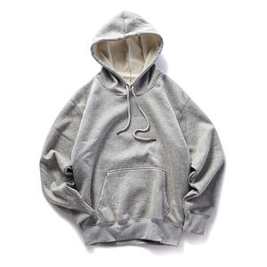 2025 nouveauté OEM hommes classique blanc pull à capuche couleur unie coton jeunesse à la mode pull à capuche ample brodé - Product Image 2