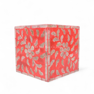 Caja de Pañuelos de Nácar al por Mayor, Accesorio Decorativo con Incrustaciones de Concha Hecho a Mano para Pedidos de Proyectos - Product Image 2