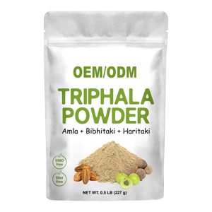 Poudre de Triphala Pure OEM/ODM 2026 (Amla+Haritaki+Bibhitaki) 100% Naturelle de Qualité Alimentaire pour Améliorer l'Immunité - Product Image 1